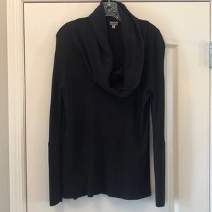 Thermal cowl neck light weight sweater